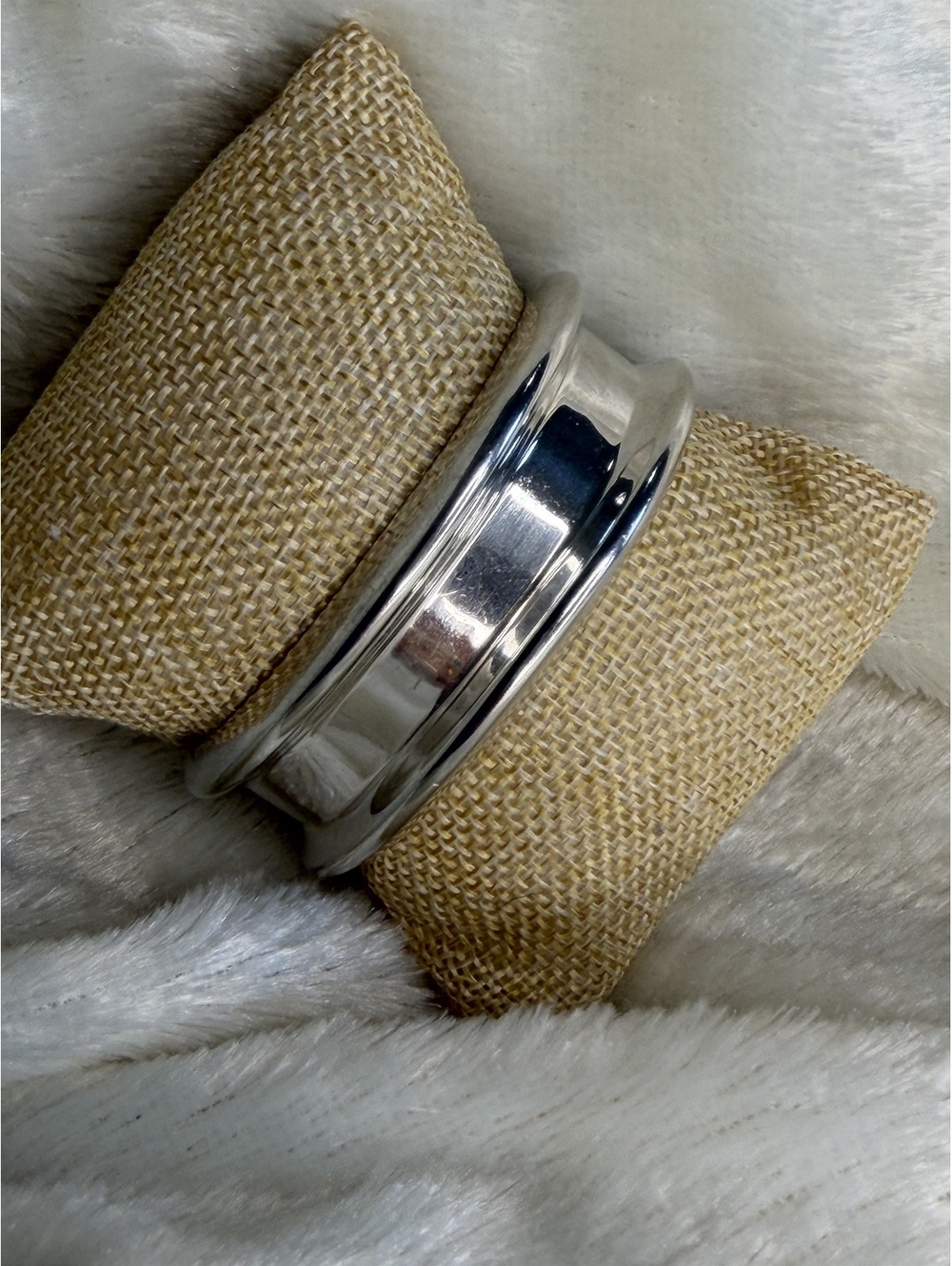 Silpada Sterling Rare original Raised Edge Cuff B0655